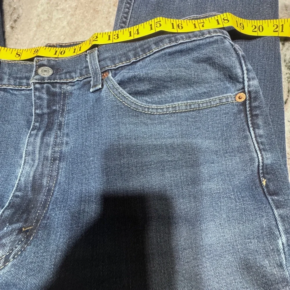 Levi's Jeans 514 Denim Medium Wash 36x30 Straight‎ Leg Western Everyday Casual